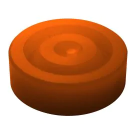 BURST DISC 6000PSI (415 BAR) ORANGE