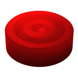 BURST DISC 2500PSI (170 BAR) RED