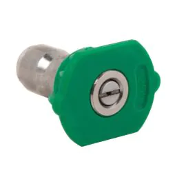 a green quick release nozzle