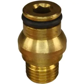 QUICK SCREW NIPPLE INSERT, 1/4" MALE