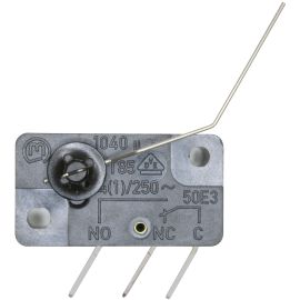 A microswitch for a coin meter.