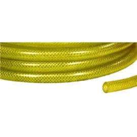 YELLOW BRAIDED 9mm LOW PRESSURE HOSE 