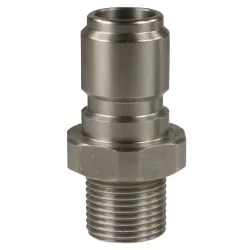 ST3100 QUICK COUPLING PLUG 3/8"M WITH 60° CONE