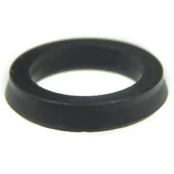 A black quick release coupling lip seal