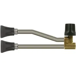 ST53 TWIN LANCE WITHOUT HANDLE, 210mm, 1/4" F, WITH ST10 NOZZLE PROTECTORS AND LOW PRESSURE NOZZLE