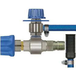 ST-160 WITH METERING VALVE & ZINC PLATED PLUG & COUPLING. 