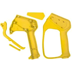 A yellow HACCP compliant gun body.