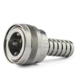 NITO COUPLING SS X 1/2&quot; HOSE TAIL