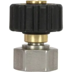 QS COUPLING M22F to M20F BLACK