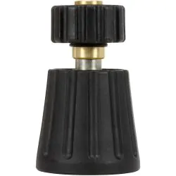 QS COUPLING M22F to M22F BLACK