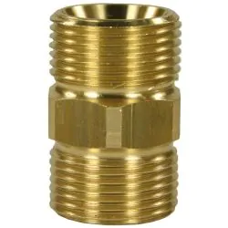 MALE TO MALE BRASS HOSE CONNECTOR ADAPTOR-M22 M to M22 M