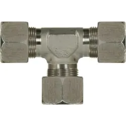 TEE COUPLING, STAINLESS STEEL