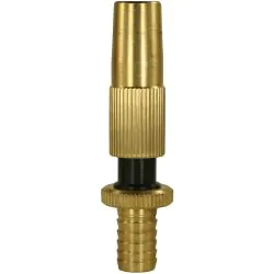 SPRAY NOZZLE ADJUSTABLE NOZZLE BRASS 1/2&quot; HOSE TAIL