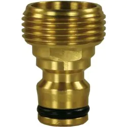 COUPLING PLUG BRASS 1/2&quot;M UNIVERSAL