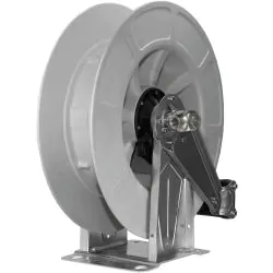 INOX A.B.S PLASTIC AUTOMATIC HOSE REEL UP TO 21M. GREY