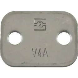 ZINC PLATED TOP PLATE FOR 15 & 18 mm OD PIPE 