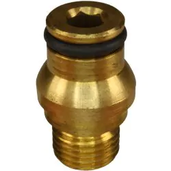 QUICK SCREW NIPPLE INSERT, 1/4" MALE