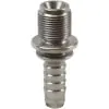 Crimp Nipple to suit DN4 hose x M7 M coned stainless steel - 0