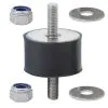 VIBRATION DAMPER M10X28 SET OF 4  - 1