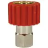 FEMALE TO FEMALE QUICK SCREW COUPLING ADAPTOR -M22 F to 1/4"F - 0