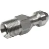 STAINLESS STEEL 1/2"M 09 SEWER NOZZLE WITH 4 REAR & 1 FORWARD FACING JETS - 1