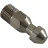 STAINLESS STEEL 1/2"M 09 SEWER NOZZLE WITH 4 REAR & 1 FORWARD FACING JETS - 2