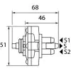 ST66 METERING VALVE NO CHECK VALVE/KNOB - 1