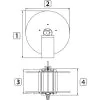 ST71 STAINLESS STEEL MANUAL HOSE REEL 40M - 1