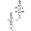 ST261 UNLOADER VALVE WITH PRESSURE SWITCH, PANEL MOUNT VERSION - 3