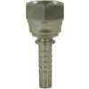 Crimp Nipple to suit DN6 hose x 1/4"F thread and 60° cone. - 0