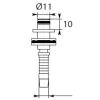 CRIMP NIPPLE & DISC DN6 11MM - 1