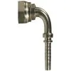 Swept 90° Crimp Nipple to suit DN12 hose x 1/2"F thread and 60° cone. - 0