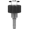 Crimp Nipple to suit DN8 hose x M22 F Quick Screw Coupling U.S. version - 1