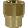 FEMALE TO FEMALE BRASS SOCKET ADAPTOR-1/8"F to 1/4"F - 0