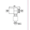 CHEMICAL INJECTOR RM300 1.8 ADJ 3/8&quot;FXM - 0