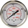 PRESSURE GAUGE 0-400 BAR 63MM WITH REAR ENTRY - 1