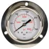 PRESSURE GAUGE 0-250 BAR 63MM WITH MOUNTING RING - 1