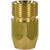 FEMALE TO MALE BRASS QUICK SCREW NIPPLE ADAPTOR-M22 M to 1/4"F (38mm) - 0