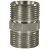 MALE TO MALE STAINLESS STEEL HOSE CONNECTOR ADAPTOR-M22 M to M22 M - 0