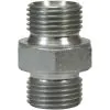 MALE TO MALE ZINC PLATED STEEL DOUBLE NIPPLE ADAPTOR-1/2"M to 1/2"M - 0