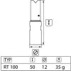 ROTATING NOZZLE RT1000 1/8"F SS  - 1