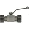 BALL VALVE + LEVER HANDLE M22 F x M22 F ZINC PLATED STEEL - 0