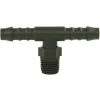 HOSE JOINER PLASTIC TEE-1/4" M X 6mm - 0
