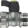 BALL VALVE + HANDLE 3/4"M x 3/4"F NICKEL PLATED BRASS - 0