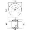 STKI STAINLESS STEEL MANUAL HOSE REEL 60M - 1