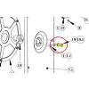 REPLACEMENT END BOLT FOR AUTOMATIC HOSE REEL - 0