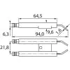 IGNITION ELECTRODES PAIR (ALTO) - 3