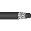 HIGH PRESSURE HOSE, BLACK, 2 WIRE, THICK WRAPPED COVER, 330 BAR, PER METRE - 0