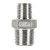 150lb BSP HEX NIPPLE COUPLING ADAPTOR-1/4"M to 3/8"M - 3