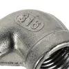 150lb BSP ELBOW COUPLING ADAPTOR MALE/FEMALE-1/4"F to 1/4"M - 3